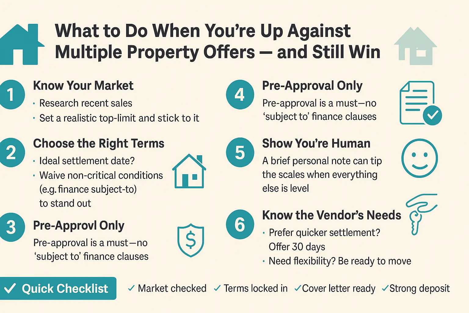 What to Do When You're Up Against Multiple Property Offers (And Still Win)